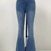 High Waist Ripped Skinny Jeans Women Elegant Slim Fit Horseshoe Pants-Fancey Boutique