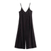 Summer Women Clothing V neck Strap Backless Jumpsuit-Fancey Boutique