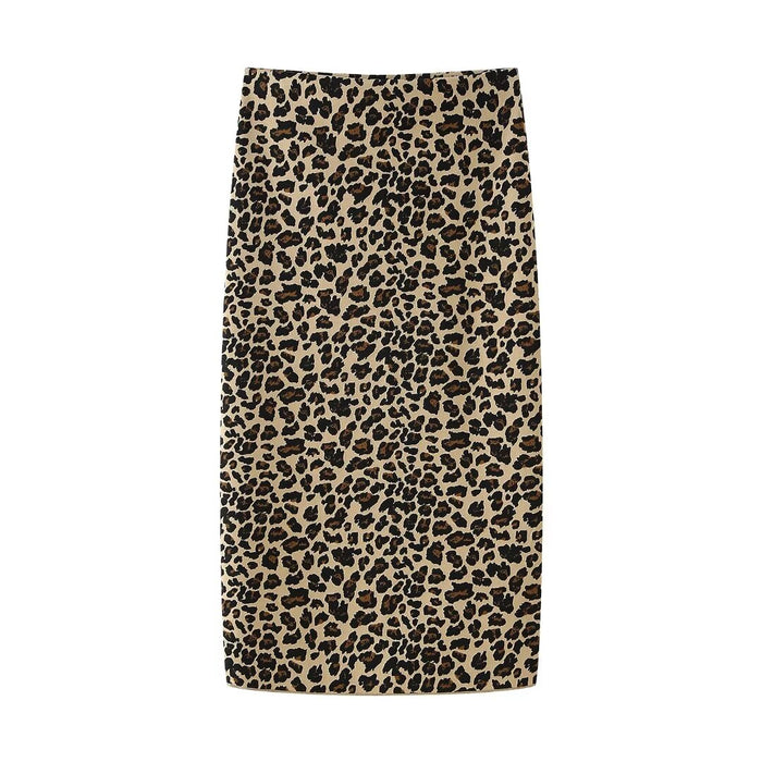 Women Clothing Animal Pattern Knitted Top Skirt-Fancey Boutique