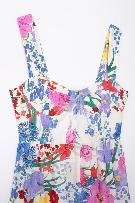 Women Clothing Small Floral Strap Dress-Fancey Boutique