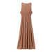 Women Ball Decoration Sleeveless V Neck Length Dress-Fancey Boutique