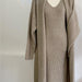 Autumn Winter Knitting Suit Women Elegant Vest Dress Long Cardigan Coat-Khaki-Fancey Boutique