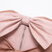 Women Clothing Bowknot Decoration Open Design Taffeta Tube Top-Fancey Boutique