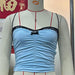 Women Lace Small Sling Short Bra Bandeau Slim Fit Lace Top Solid Color Vest-Fancey Boutique