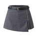 Spring Summer Zipper Women High Waist Slim Skirt-Dark Grey-Fancey Boutique