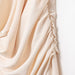 Women Clothing French Sexy Pleated Hanging Collar Sleeveless Maxi Dress-Fancey Boutique