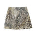 Women Animal Print Shirt Mini Skirt-Fancey Boutique