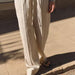 Women All Match Casual Linen Straight Casual Trousers-Fancey Boutique