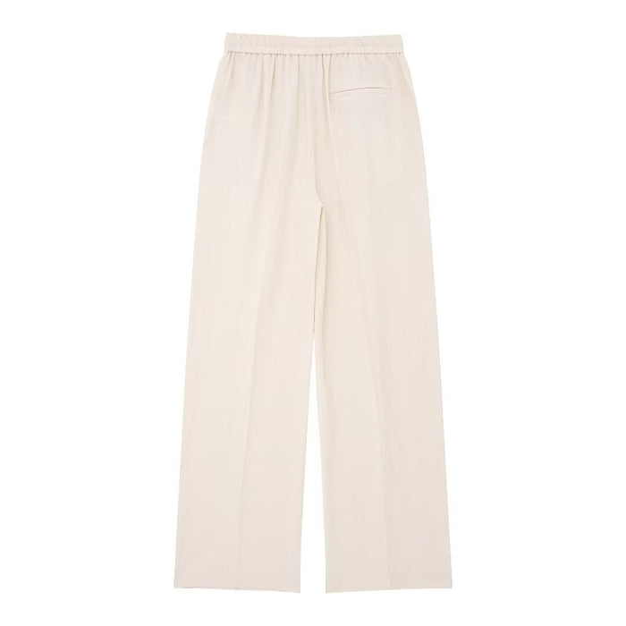 Women All Match Casual Linen Straight Casual Trousers-Fancey Boutique