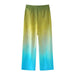 Summer Silk Satin Texture Tie Dyed Loose Pants-Fancey Boutique