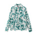 Summer Casual Floral Printed Long Sleeved Shirt-Fancey Boutique