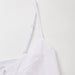 Summer Women Clothes Laminated Decoration White Lace up Sleeveless Sling Stretch Vest Short Top-Fancey Boutique