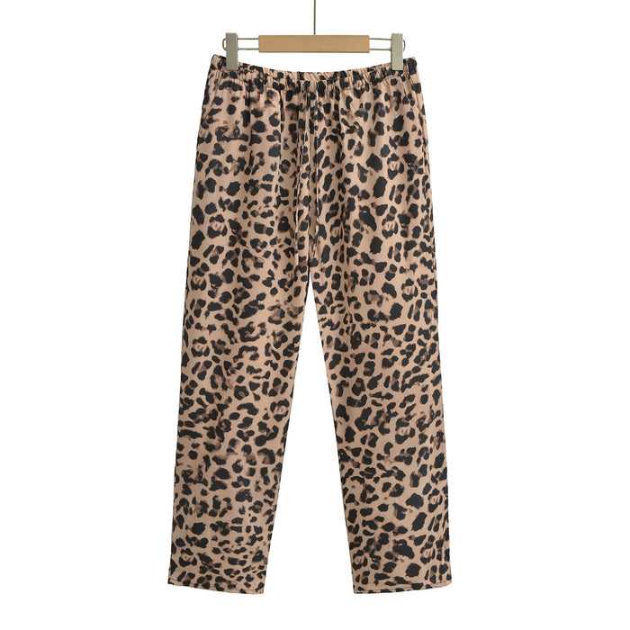 Summer Women Clothing Casual Simple Animal Pattern Printed Pants-Fancey Boutique