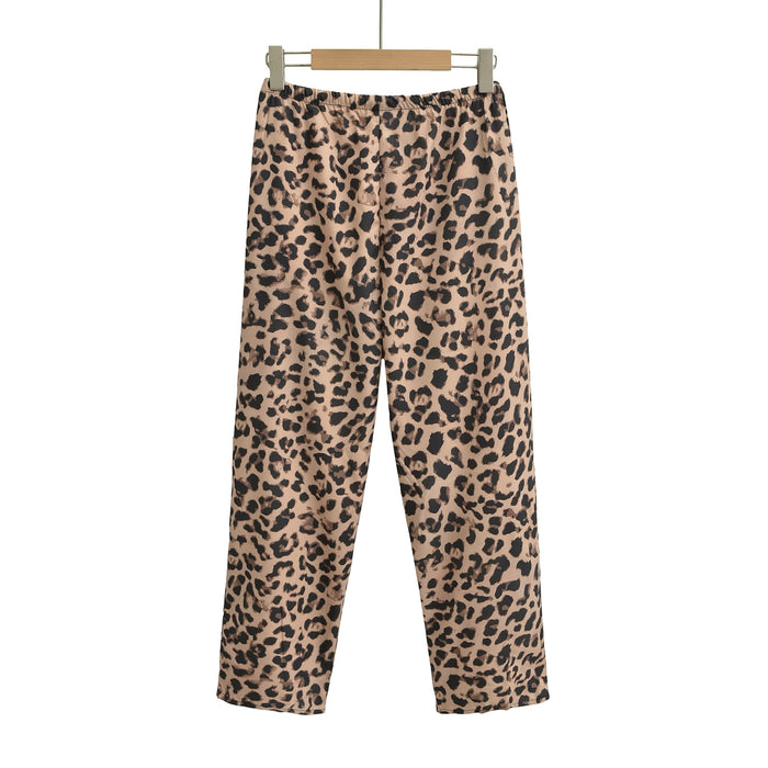 Summer Women Clothing Casual Simple Animal Pattern Printed Pants-Fancey Boutique