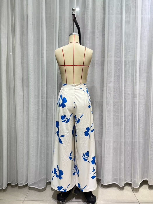 Trousers Casual Digital Printing Loose Casual Floral Pants-Fancey Boutique