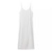 Summer Women Elegant Silk Satin Texture Double Layer Suspender Dress-White-Fancey Boutique