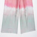 Long Sleeve Collared Tie Dye Printed Shirt High Waist Wide Leg Trousers-Fancey Boutique