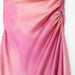 Summer Women Clothing Tie Dyed Printed Satin Maxi Dress-Fancey Boutique