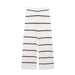 Summer Diagonal Cut Knitted Camisole Striped Pants-Fancey Boutique