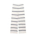 Summer Diagonal Cut Knitted Camisole Striped Pants-Fancey Boutique