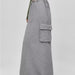 Women High Waist Drawstring Split Skirt High Grade Frayed Floor Length Dress Skirt-Fancey Boutique