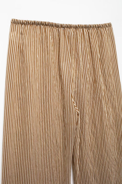 Women Clothing Summer Striped Midi Dress Striped Pajama Pants Suit-Fancey Boutique