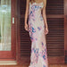 Summer Women Clothing Backless Long Silk Dress-Fancey Boutique