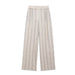 Women Clothing Summer Striped Blazer Wide Leg Pants-Fancey Boutique