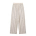 Women Clothing Summer Striped Blazer Wide Leg Pants-Fancey Boutique