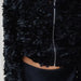 Women Loose Floral Shaped Textured Round Neck Long Sleeve Textured Fabric Jacket-Fancey Boutique