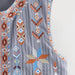 Graceful Fashionable Round Neck Sleeveless Vest Top Women Summer Bohemian Embroidery Cotton Linen Coat-Fancey Boutique