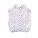 Women Clothing Winter Eight Strand Knitted Metallic Stand Collar Casual Knitted Vest Jacket-Fancey Boutique