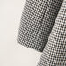 Spring Autumn Houndstooth Belt Long Sleeve Slim Fit Office Blzaers-Fancey Boutique