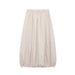 Women Solid Color High Waist Casual Pleated Nylon Skirt-Fancey Boutique