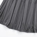 Women Solid Color High Waist Casual Pleated Nylon Skirt-Fancey Boutique