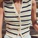 Women Clothing Summer Street Striped Knitted Vest Top-Fancey Boutique