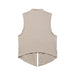 Women Asymmetric Hem Beads Decoration Vest Beads Decoration Short Dress-Fancey Boutique