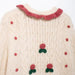 Women Clothing Autumn Winter Heavy Industry Ball Strawberry Embroidered Crew Neck Sweater-Fancey Boutique