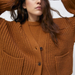 Women Clothing Autumn Winter Simple Pocket Decorative Knitted Coat-Fancey Boutique