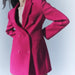 Fall Women Clothing Double Breasted Blazer-Fancey Boutique