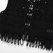 Women Clothing Autumn Black Hollowed Out Knitted Tassel Lace Short Vest Jacket-Fancey Boutique