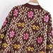 Fall Women Clothing Stylish Simple Casual Jacquard Cardigan-Fancey Boutique