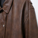 Women French Minority Pocket Design Retro Faux Leather Jacket Coat-Fancey Boutique