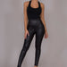 Fall/Winter Arrival Women Clothing Leather Pants High Waist Tight Stretch Feet Pants-Black-Fancey Boutique