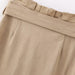 Fall Women Suede Texture Effect Paper Bag Midi Skirt-Fancey Boutique