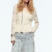 Autumn Women Mesh Jacquard Stitching Knitted Coat-Fancey Boutique