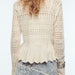 Autumn Women Mesh Jacquard Stitching Knitted Coat-Fancey Boutique