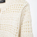 Autumn Women Mesh Jacquard Stitching Knitted Coat-Fancey Boutique