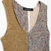 Women Clothing Autumn Bohemian Hand Stitched Visual Color Block Stitching Sweater Vest-Fancey Boutique