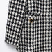 Fall Women Clothing Stylish Simple Houndstooth Woolen Coat-Fancey Boutique